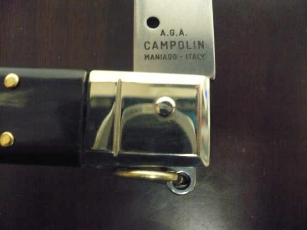 Siciliano A.G.A. Campolin sicilian fighting - italian stiletto 30 cm - brazilian buffalo horn - 2