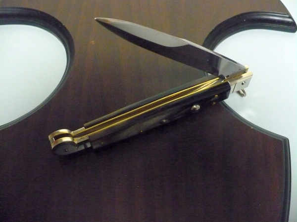 Siciliano A.G.A. Campolin sicilian fighting - italian stiletto 30 cm - brazilian buffalo horn - 2