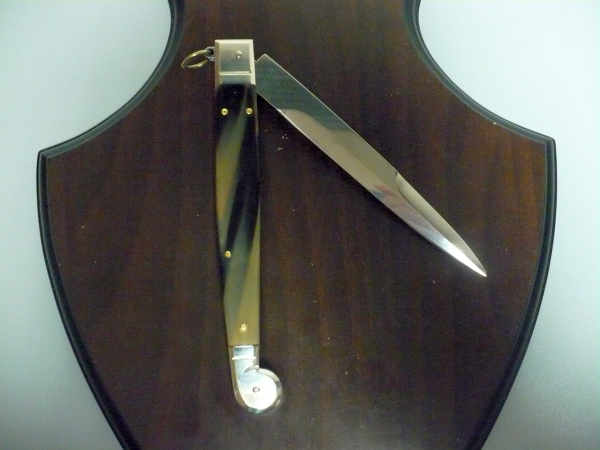 Siciliano A.G.A. Campolin sicilian fighting - italian stiletto 30 cm - brazilian buffalo horn - 2