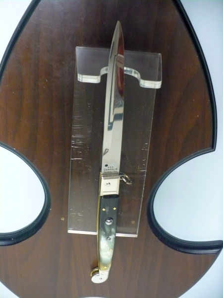 Siciliano A.G.A. Campolin sicilian fighting - italian stiletto 30 cm - brazilian buffalo horn - 2