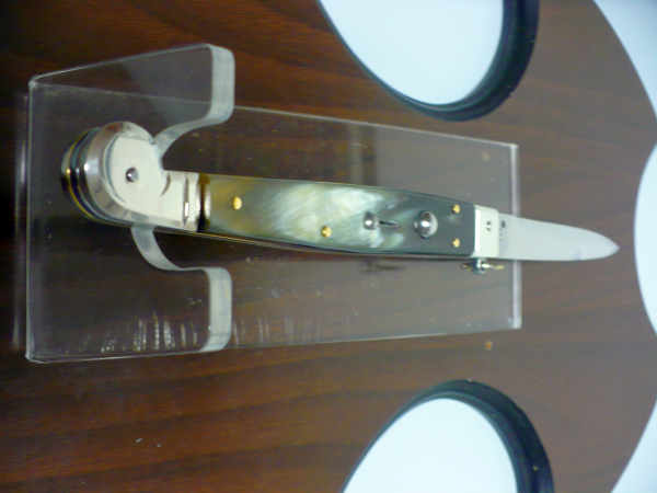 Siciliano A.G.A. Campolin sicilian fighting - italian stiletto 30 cm - brazilian buffalo horn - 2