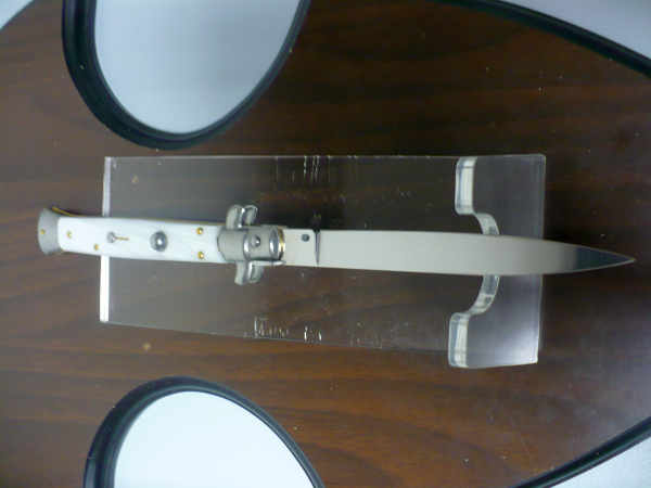 Frank Beltrame italian stiletto - 28 cm imitazione di madreperla - classica -modello FB 28/36C