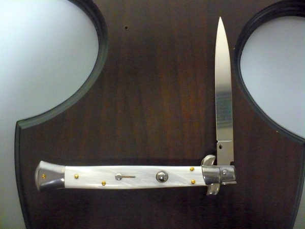 Frank Beltrame italian stiletto - 28 cm imitazione di madreperla - classica -modello FB 28/36C