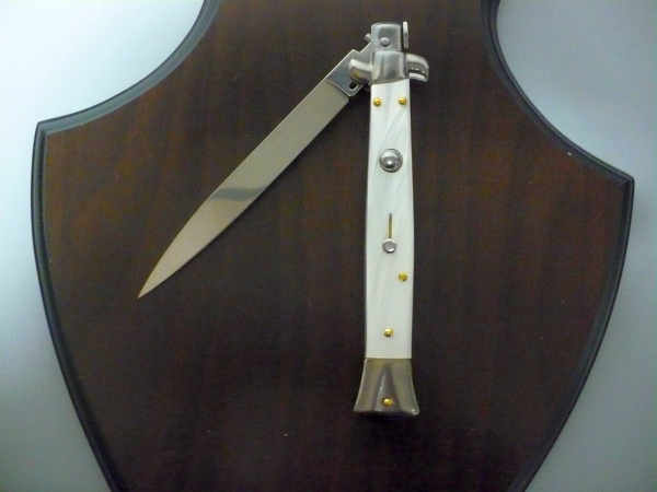 Frank Beltrame italian stiletto - 28 cm imitazione di madreperla - classica -modello FB 28/36C