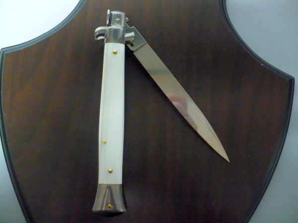 Frank Beltrame italian stiletto - 28 cm imitazione di madreperla - classica -modello FB 28/36C