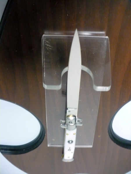 Frank Beltrame italian stiletto - 28 cm imitazione di madreperla - classica -modello FB 28/36C