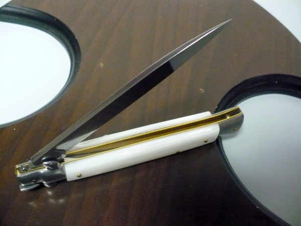 Frank Beltrame italian stiletto - 28 cm imitazione di madreperla - classica -modello FB 28/36C