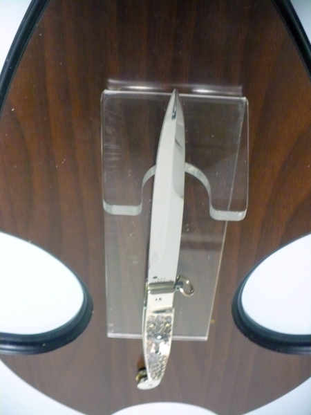 Siciliano A.G.A. Campolin- sicilian fighting - italian stiletto 30 cm - deer horn - 2