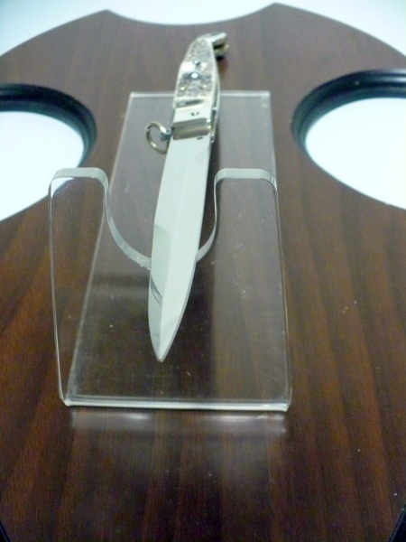 Siciliano A.G.A. Campolin- sicilian fighting - italian stiletto 30 cm - deer horn - 2