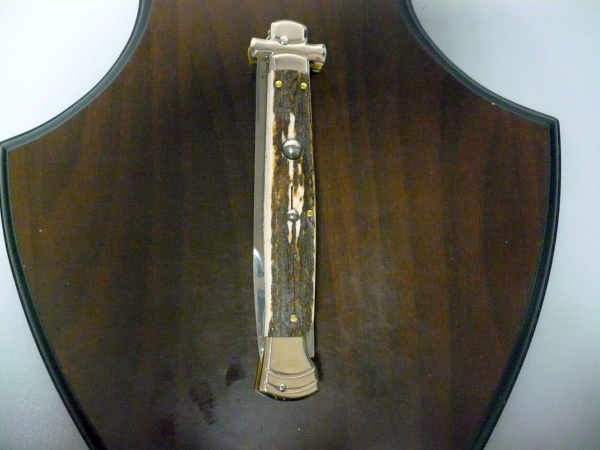 Italian stiletto - AGA Campolin - maltese / crociato - 28cm - corno di cervo / deer horn - 5