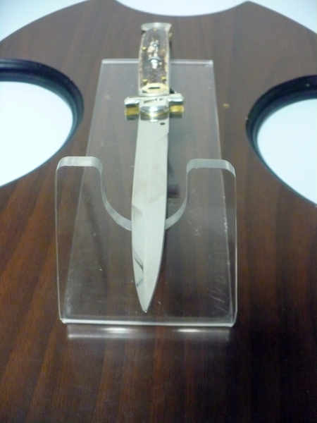 Italian stiletto - AGA Campolin - maltese / crociato - 28cm - corno di cervo / deer horn - 5