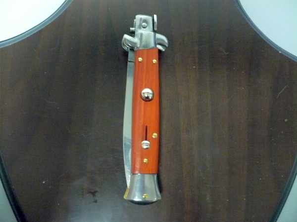 Frank Beltrame italian stiletto - 23 cm legno rosso - lama dagger- modello FB 23/83D - 2