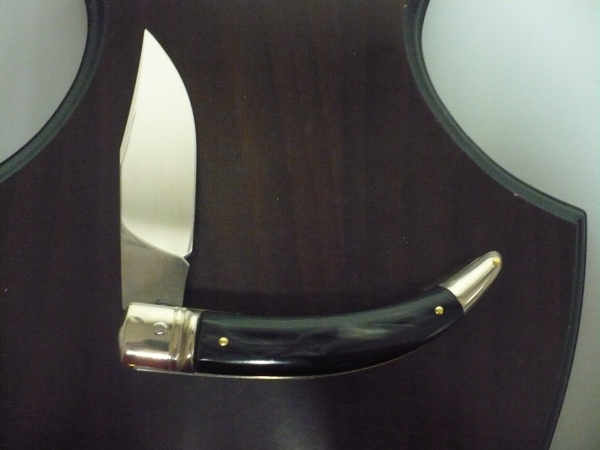 Campolin, coltello a scatto , diana leverlock -21,50 cm- corno di  bufalo brasiliano, switchblade - brazilian buffalo -2