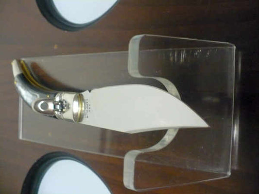 Campolin, coltello a scatto , diana leverlock -21,50 cm- corno di  bufalo brasiliano, switchblade - brazilian buffalo -2