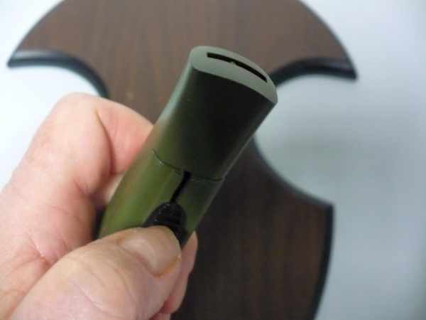 Italian stiletto frontale  coltellerie AKC Campolin - 20,50 cm - modello nato military, dagger teflonata nero