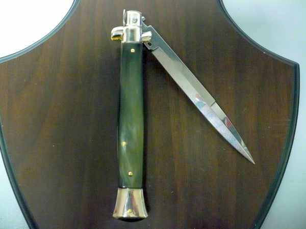 Picklock - Frank Beltrame - Italian stiletto -pugnale 28cm, lama baionetta- corno di bufalo brasiliano FB  P28/09 -2
