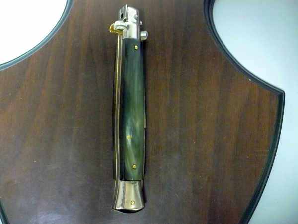 Picklock - Frank Beltrame - Italian stiletto -pugnale 28cm, lama baionetta- corno di bufalo brasiliano FB  P28/09 -2