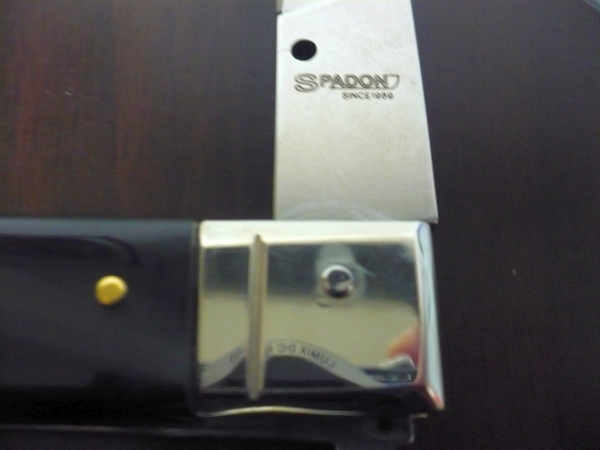 Famiglia Spadon - stiletto  falcon /28 - bufalo brasiliano - lama a swedge vecchio stile - 2
