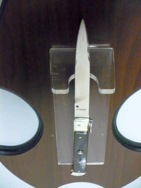 Famiglia Spadon - stiletto  falcon /28 - bufalo brasiliano - lama a swedge vecchio stile - 2