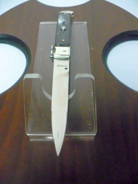 Famiglia Spadon - stiletto  falcon /28 - bufalo brasiliano - lama a swedge vecchio stile - 2