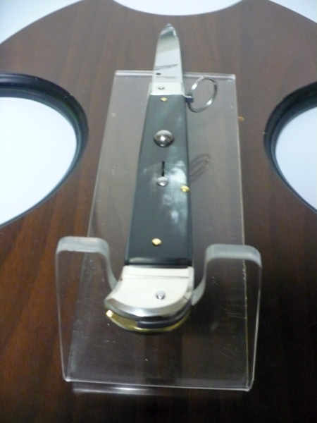 Famiglia Spadon - stiletto  falcon /28 - bufalo brasiliano - lama a swedge vecchio stile - 2