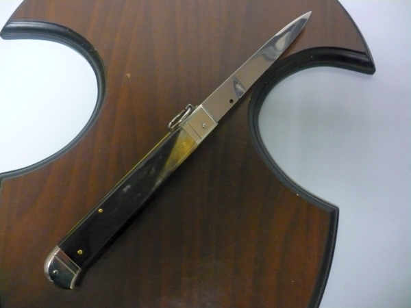 Famiglia Spadon - stiletto  falcon /28 - bufalo brasiliano - lama a swedge vecchio stile - 2