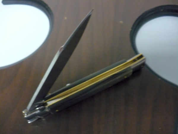 Italian stiletto - pugnale Frank Beltrame - 28 cm -corno di bufalo brasiliano , lama swedge-  FB 28/09B -4