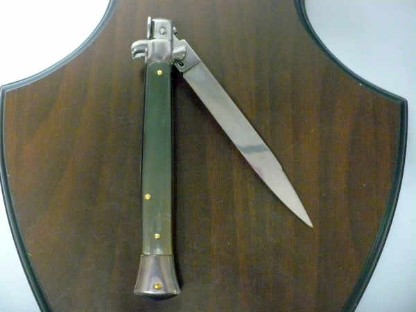 Italian stiletto - pugnale Frank Beltrame - 28 cm -corno di bufalo brasiliano , lama swedge-  FB 28/09B -4