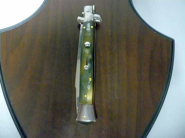 Italian stiletto - pugnale Frank Beltrame - 28 cm -corno di bufalo brasiliano , lama swedge-  FB 28/09B -4