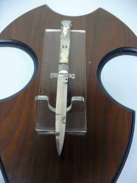 Swinguard Frank Beltrame - italian stiletto 28 cm -bufalo chiaro, lama baionetta- FB 550/58B- 2