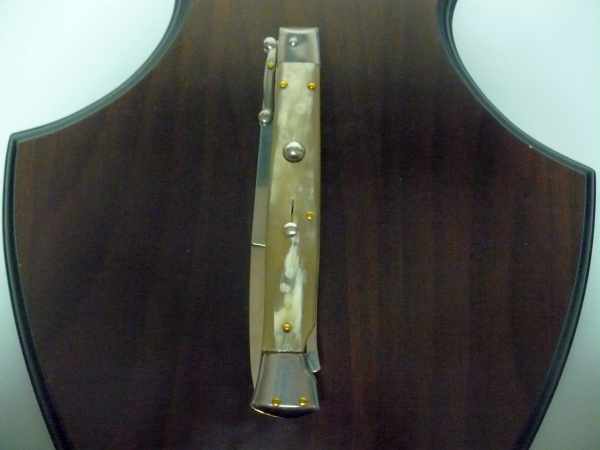 Swinguard Frank Beltrame - italian stiletto 28 cm -bufalo chiaro, lama baionetta- FB 550/58B- 2
