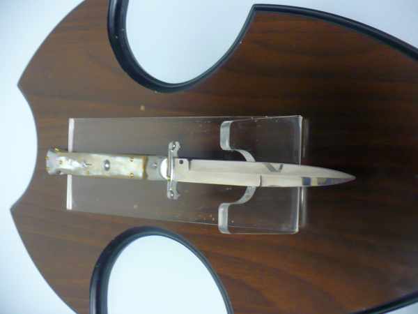 Swinguard Frank Beltrame - italian stiletto 28 cm -bufalo chiaro, lama baionetta- FB 550/58B- 2