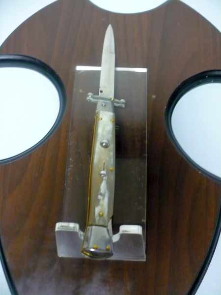 Swinguard Frank Beltrame - italian stiletto 28 cm -bufalo chiaro, lama baionetta- FB 550/58B- 2