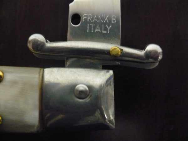 Swinguard Frank Beltrame - italian stiletto 28 cm -bufalo chiaro, lama baionetta- FB 550/58B- 2
