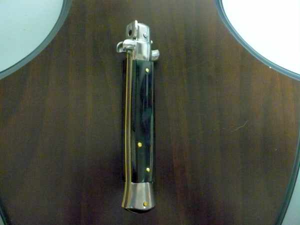 Frank Beltrame , italian stiletto , pugnale - 23 cm , corno di bufalo scuro,lama dagger , modello FB 23/58D -20