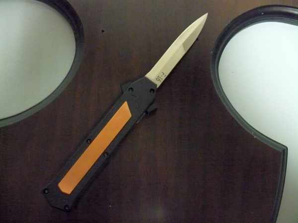 Coltello frontale - F16 OTF - 20,50 cm - lama baionetta - AKC World knife - 3