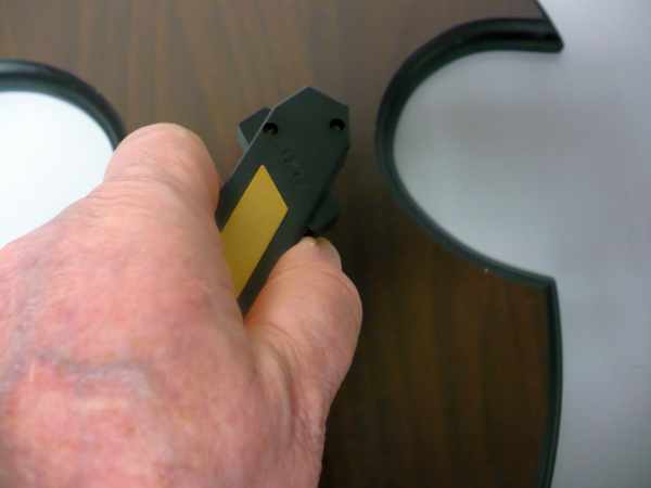 Coltello  frontale - F16 OTF - 20,50 cm - lama baionetta - AKC World knife - 1