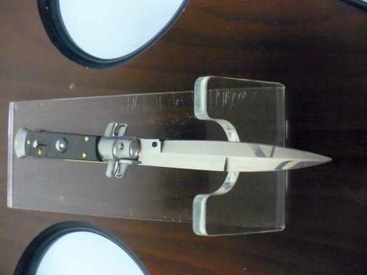Frank Beltrame , italian stiletto - 23 cm , corno di ariete - lama baionetta , modello FB 23/63B - 4 HD