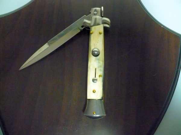 Italian stiletto - pugnale Frank Beltrame - 23 cm - corno di bufalo brasiliano -  FB 23/09B - 7