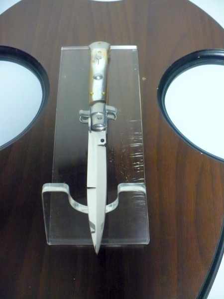 Italian stiletto - pugnale Frank Beltrame - 23 cm -corno di bufalo chiaro-  FB 23/48B - 4