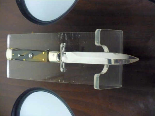 Swinguard  A.G.A. Campolin - italian stiletto 23 cm - corno di bufalo brasiliano - lama dagger - 1
