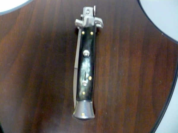Italian stiletto - pugnale Frank Beltrame - 23 cm - corno di bufalo brasiliano , lama baionetta- FB 23/09B -1