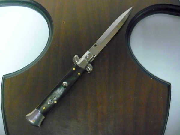 Italian stiletto - pugnale Frank Beltrame - 23 cm - corno di bufalo brasiliano , lama baionetta- FB 23/09B -1