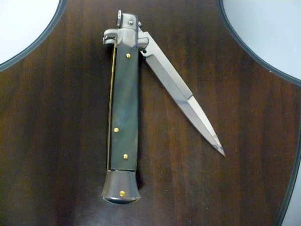 Italian stiletto - pugnale Frank Beltrame - 23 cm - corno di bufalo brasiliano , lama baionetta  -  FB 23/09B - 5