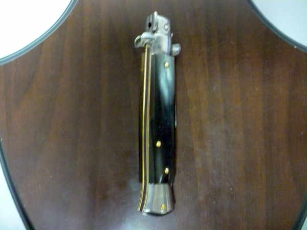 Italian stiletto - pugnale Frank Beltrame - 23 cm - corno di bufalo brasiliano , lama baionetta  -  FB 23/09B - 7