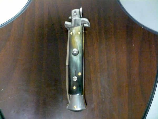 Italian stiletto - pugnale Frank Beltrame - 23 cm - corno di bufalo brasiliano , lama baionetta- FB 23/09B -12