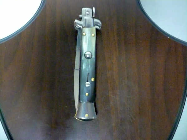 Italian stiletto - pugnale Frank Beltrame - 23 cm - corno di bufalo brasiliano , lama baionetta  -  FB 23/09B - 5