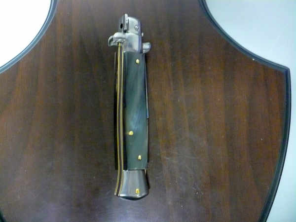 Italian stiletto - pugnale Frank Beltrame - 23 cm - corno di bufalo brasiliano , lama baionetta  -  FB 23/09B - 5