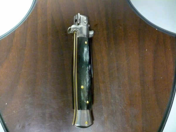 Italian stiletto - pugnale Frank Beltrame - 23 cm - corno di bufalo brasiliano , lama baionetta- FB 23/09B -12