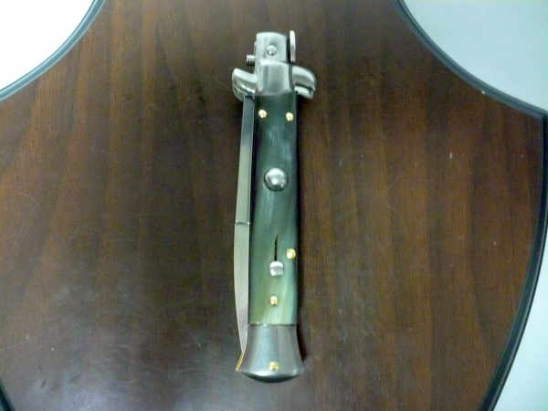 Italian stiletto - pugnale Frank Beltrame - 23 cm - corno di bufalo brasiliano , lama baionetta- FB 23/09B - 13